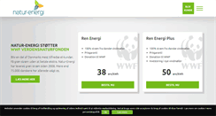 Desktop Screenshot of natur-energi.dk